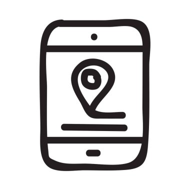 Gezinti web vektör simgesi