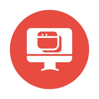 Internet tarayıcı web vektör simgesi