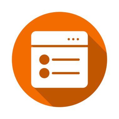 liste menü web simgesi
