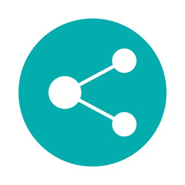 Bağlantı renk web vektör simgesi