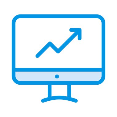 Online web pazarlama vektör simgesi