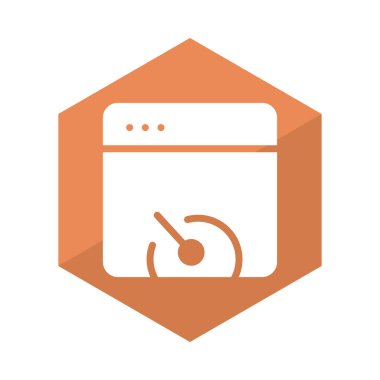 Internet tarayıcı web vektör simgesi