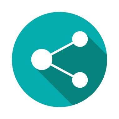 Bağlantı renk web vektör simgesi