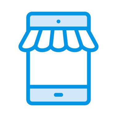 e-ticaret web vektör renk simgesi