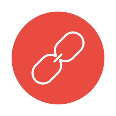 Bağlantı renk web vektör simgesi