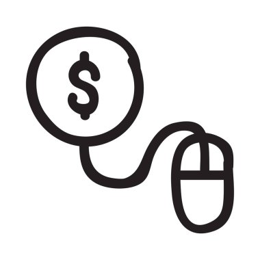 Online web pazarlama vektör simgesi