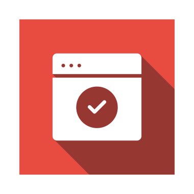 Internet tarayıcı web vektör simgesi