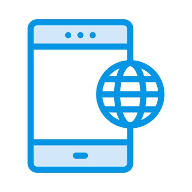 Internet tarayıcı web vektör simgesi