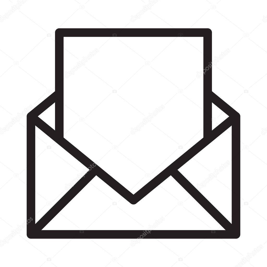 Inbox message web icon