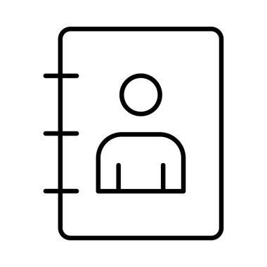 Beyaz arka plan, vektör, illüstrasyon izole kişi kitap düz simgesi