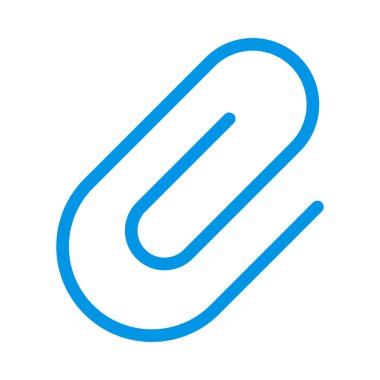 Kağıt atacı düz simgesi beyaz arka plan, vektör, illüstrasyon izole