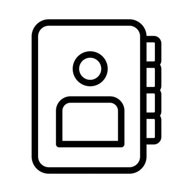 Beyaz arka plan, vektör, illüstrasyon izole kişi kitap düz simgesi