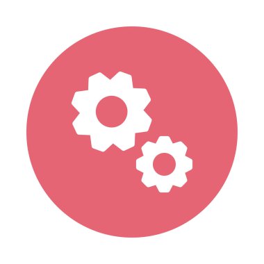 vites düz simgesi izole beyaz arka plan, vektör, illüstrasyon, ayarı kavramı 