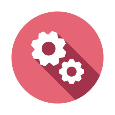 vites düz simgesi izole beyaz arka plan, vektör, illüstrasyon, ayarı kavramı 