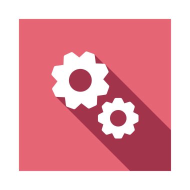 vites düz simgesi izole beyaz arka plan, vektör, illüstrasyon, ayarı kavramı 