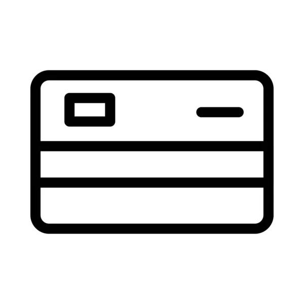 クレジット カード フラット アイコン白背景 ベクトル イラストに分離 — ストックベクタ
