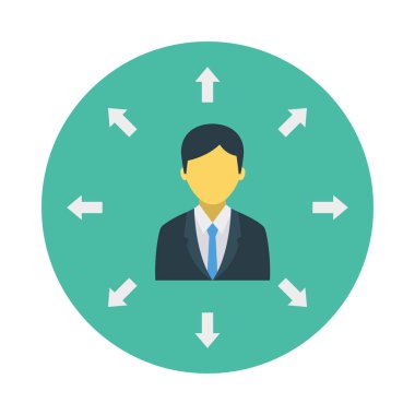 beyaz arka plan, vektör, illüstrasyon yalıtılmış çalışan düz simgesi