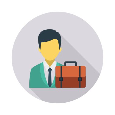 Beyaz arka plan, vektör, illüstrasyon izole düz simge işe işe Portföy