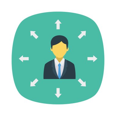 beyaz arka plan, vektör, illüstrasyon yalıtılmış çalışan düz simgesi