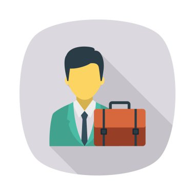 Beyaz arka plan, vektör, illüstrasyon izole düz simge işe işe Portföy