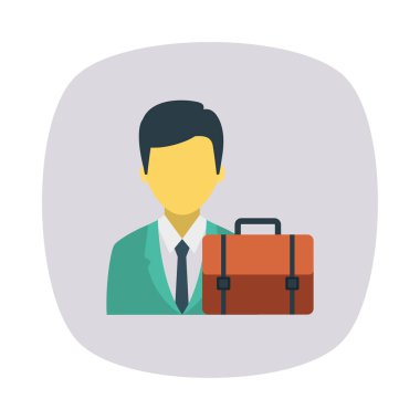 Beyaz arka plan, vektör, illüstrasyon izole düz simge işe işe Portföy