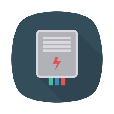 güç devresi enerji vektör çizim 