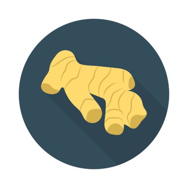 Renk gıda düz vektör simgesi