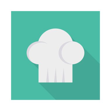 Renk gıda düz vektör simgesi