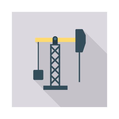 Enerji düz vektör simgesi