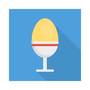 Renk gıda düz vektör simgesi