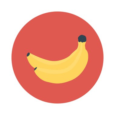 Muz meyve gıda vektör çizim 