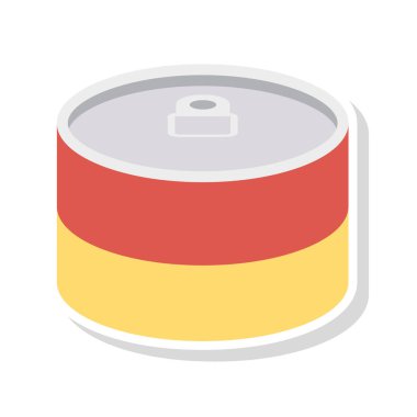 olabilir içecek düz simgesi, vektör, illüstrasyon  