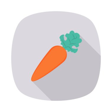 Renk gıda düz vektör simgesi