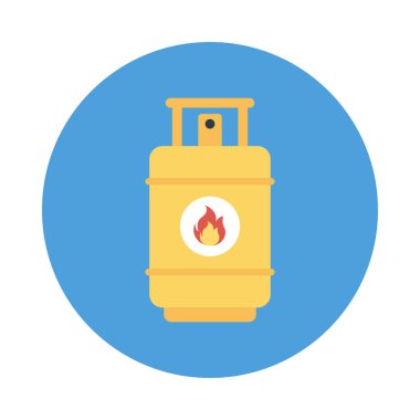 Enerji düz vektör simgesi