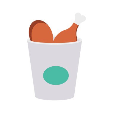 Renk gıda düz vektör simgesi