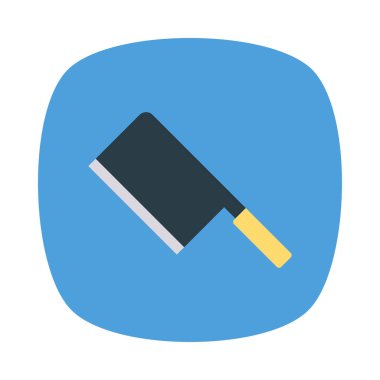 Renk gıda düz vektör simgesi