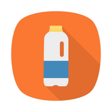 Renk gıda düz vektör simgesi