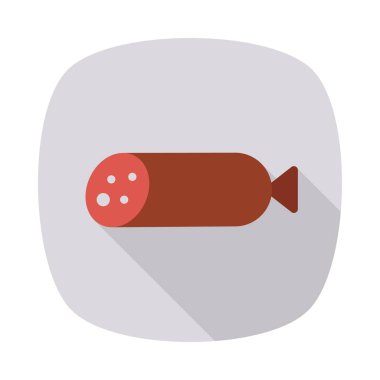 Renk gıda düz vektör simgesi