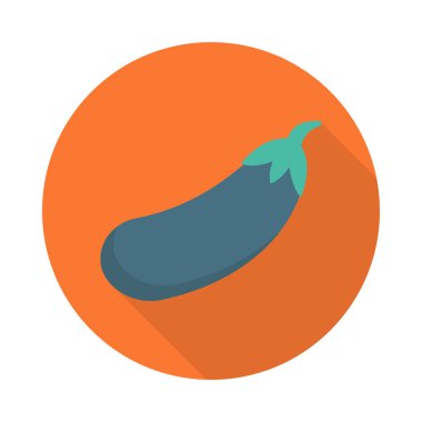 Renk gıda düz vektör simgesi