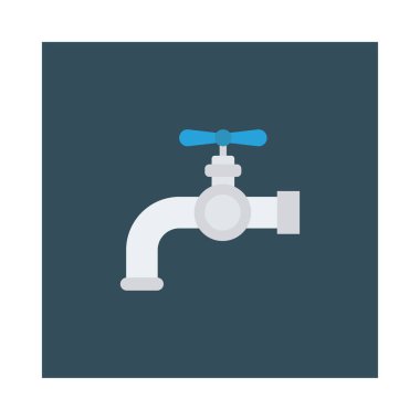 Enerji düz vektör simgesi