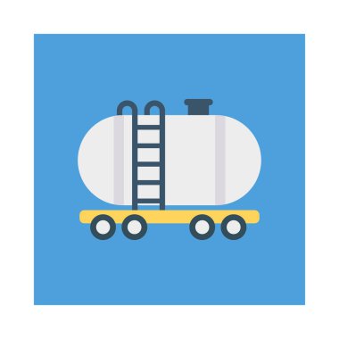 Enerji düz vektör simgesi