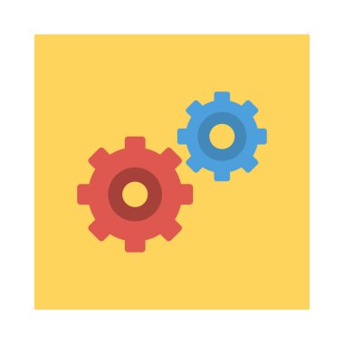 Enerji düz vektör simgesi