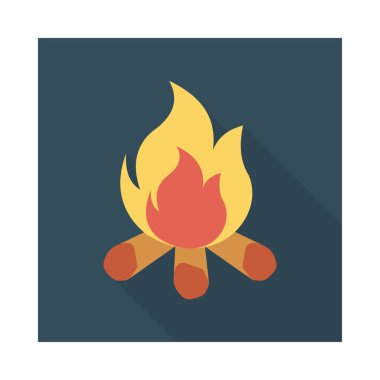 Enerji düz vektör simgesi