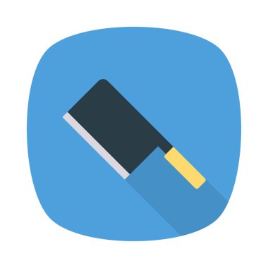 Renk gıda düz vektör simgesi