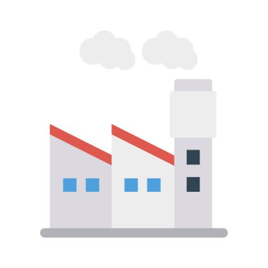 Enerji düz vektör simgesi