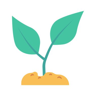 Enerji düz vektör simgesi