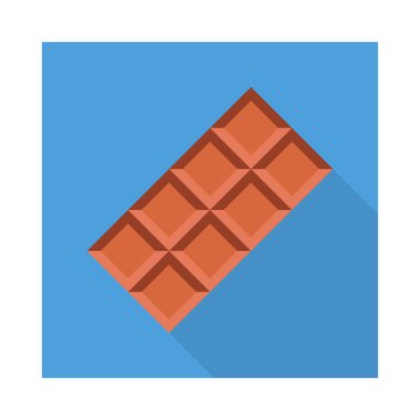 Renk gıda düz vektör simgesi