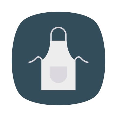 Renk gıda düz vektör simgesi