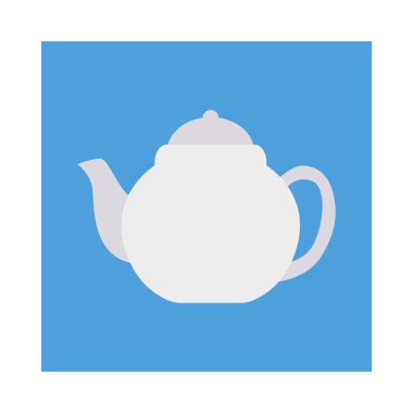 Renk gıda düz vektör simgesi