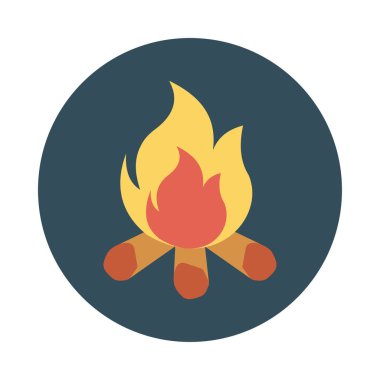 Enerji düz vektör simgesi